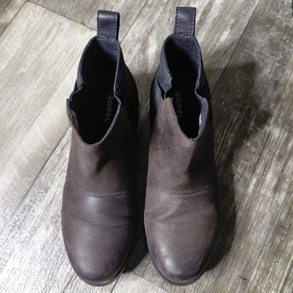 Sorel Brown Ankle Boots Size 7